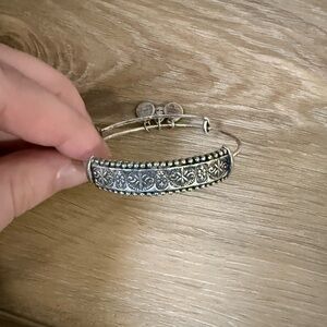 Alex and Ani Trapeze Silver Bracelet
